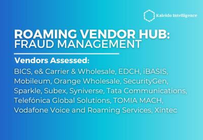 Roaming Vendor Hub: Fraud Management