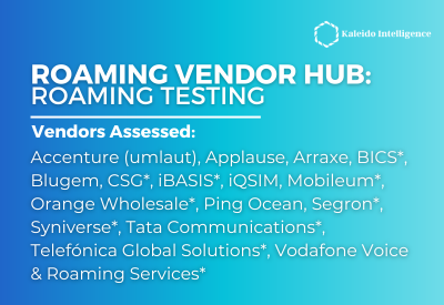 Roaming Vendor Hub: Roaming Testing
